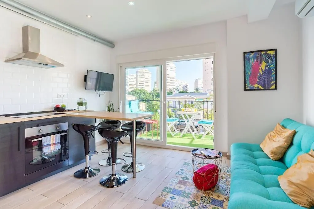 Sea View Apartment W/ 2 Rooms, Beach: 1 Minute トレモリノス